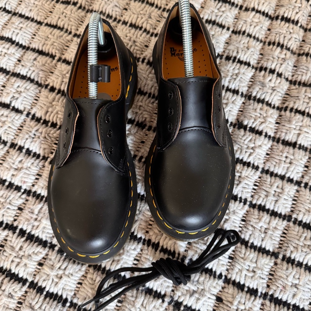 New Men's Black Leather Oxford‎ Shoes Size 6 US or 38 EU Preppy Academia Grunge